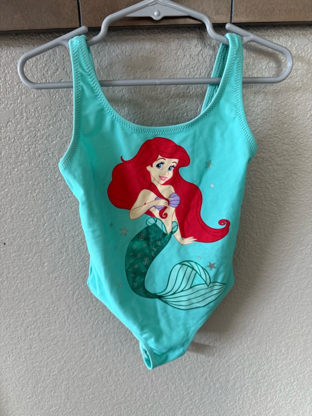 Zara Ariel Graphic Turquoise Girls One-Piece Swimsuit